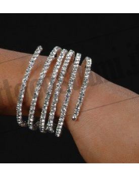 Braccialetto ZIG ZAG strass